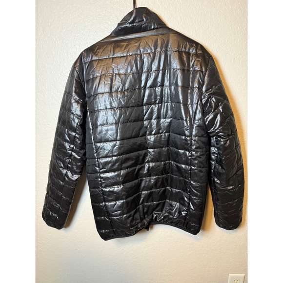 West Loop Women's Lightweight Puffer Jacket - Black Padded Coat - Picture 2 of 3